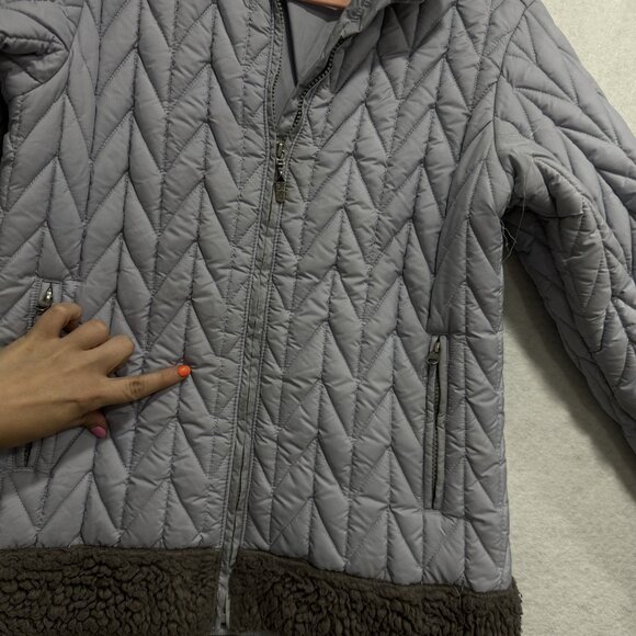 Patagonia Jacket Womens Medium Sherpa Lined Quilted Full Zip Made USA Vintage St - Picture 4 of 12